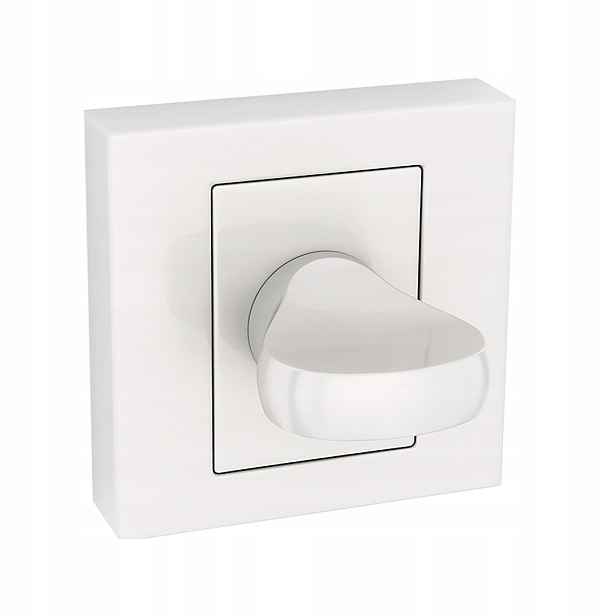 Čtvercový saténový Wc štítek LK5 303A, vnitřní montáž, 55x55 mm
