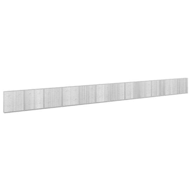 vidaXL Gabion s drátem 3,5 mm a sítem 5x2,5 cm 1200x20x100 cm