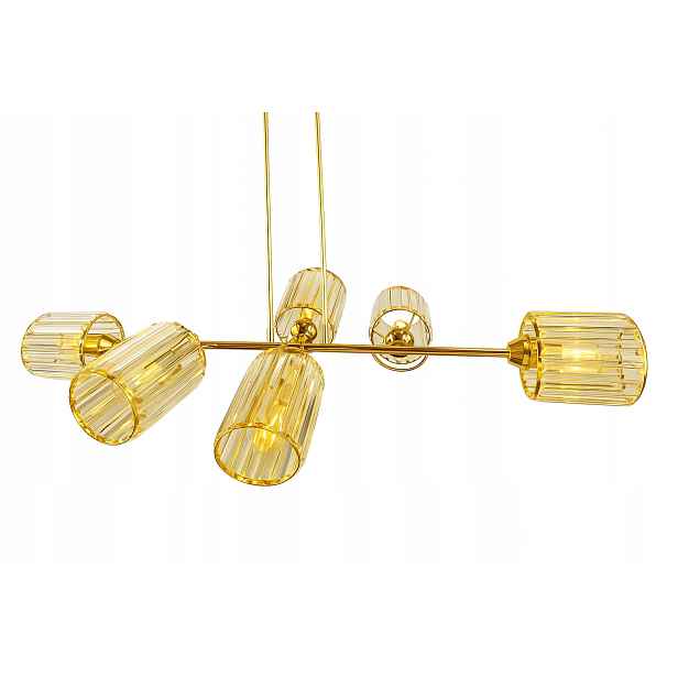 Závěsná Lampa Stropní Křišťálový Lustr zlatá Moderní dlouhá glamour