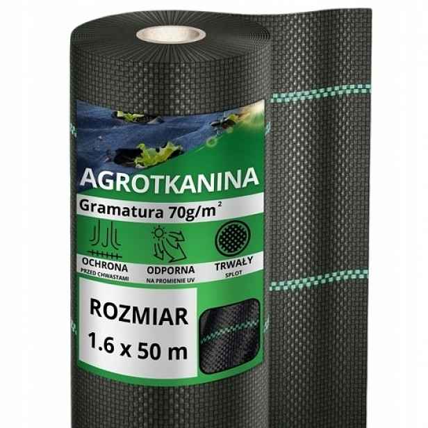 Agrotextilie proti plevel 160 cm x 50 m Silná s Uv filtrem