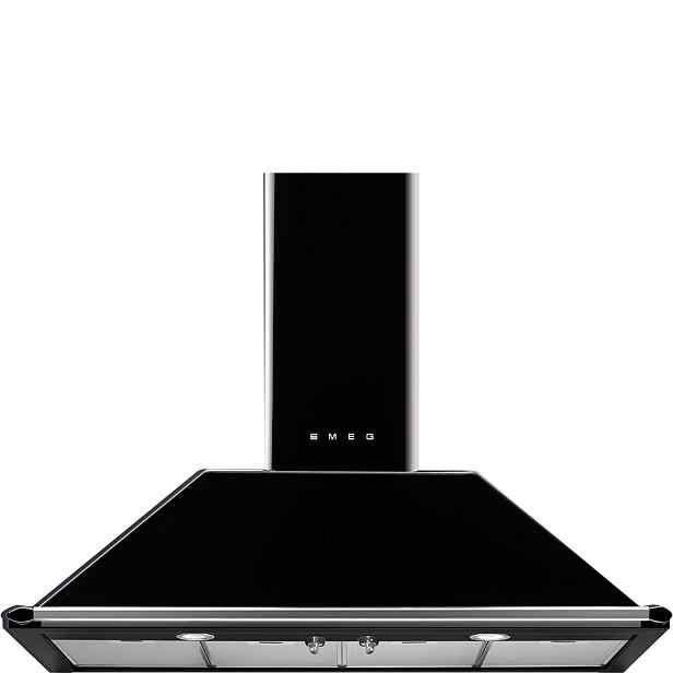 Smeg Komínový odsavač par Victoria, 110 cm, černá KT110BLE