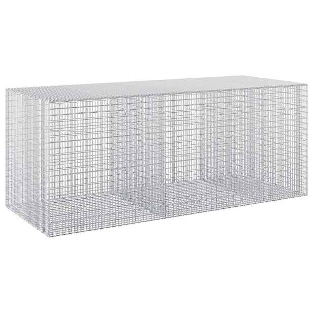 vidaXL Gabion s drátem 3,5 mm a sítem 5x2,5 cm 250x100x100 cm