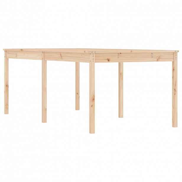 vidaXL Zahradní stůl 203,5 x 100 x 76 cm masivní borové dřevo