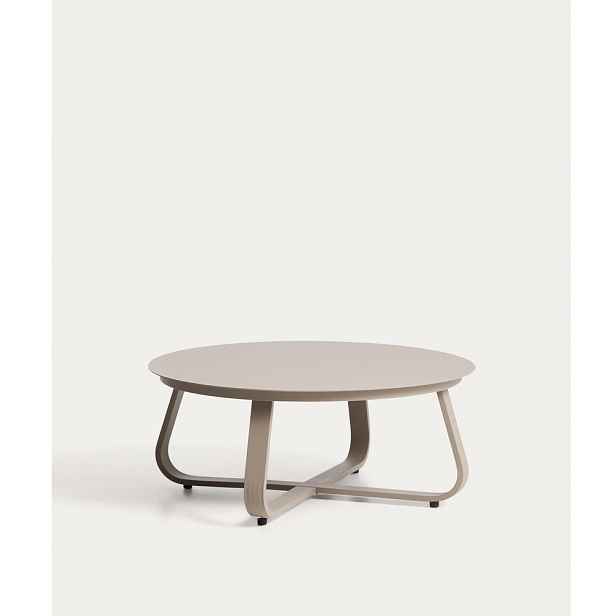 Kovový kulatý zahradní konferenční stolek ø 80 cm Tamaris – Kave Home