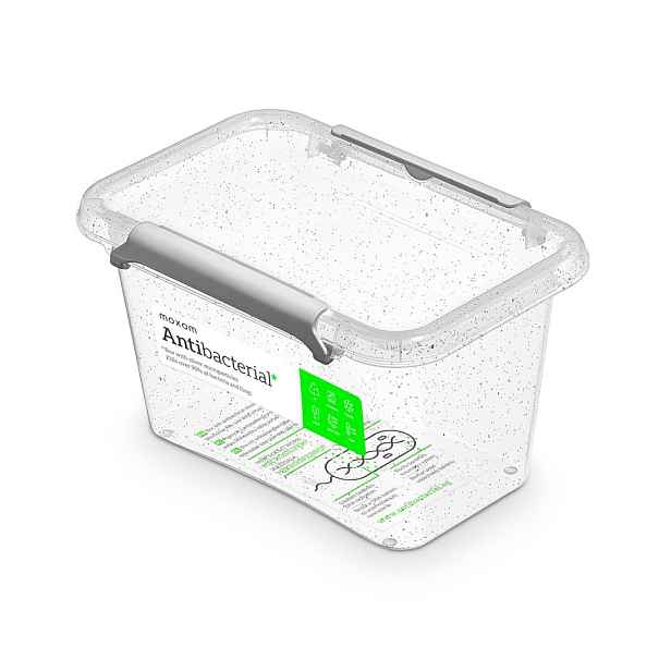 antibakter.box 0,65 l 15x9,5x8,5cm,transp.plast