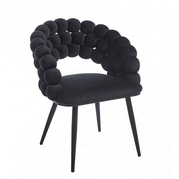 Designová jídelní židle GERTI - černá