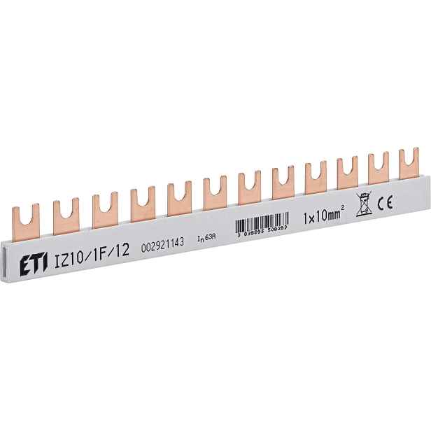 Lišta propojovací ETI IZ10/1F/12 1pól 10 mm2
