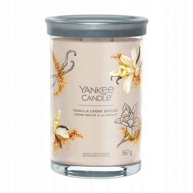 Velký sklenicí Yankee Candle Signature Vanilla Creme Brulee
