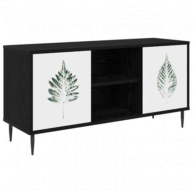 vidaXL Televizní skříň HANAU 102 x 33 x 51 cm Černý dub