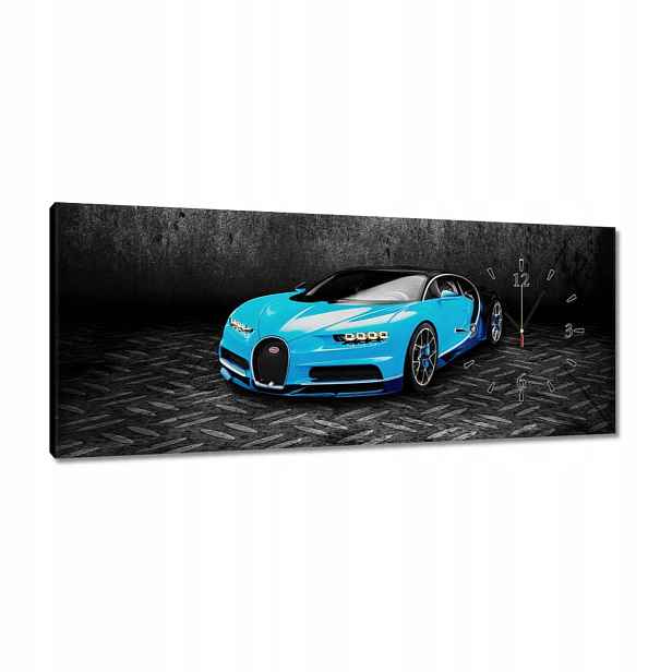 Hodiny 100x40 Bugatti Auto pro chlapce