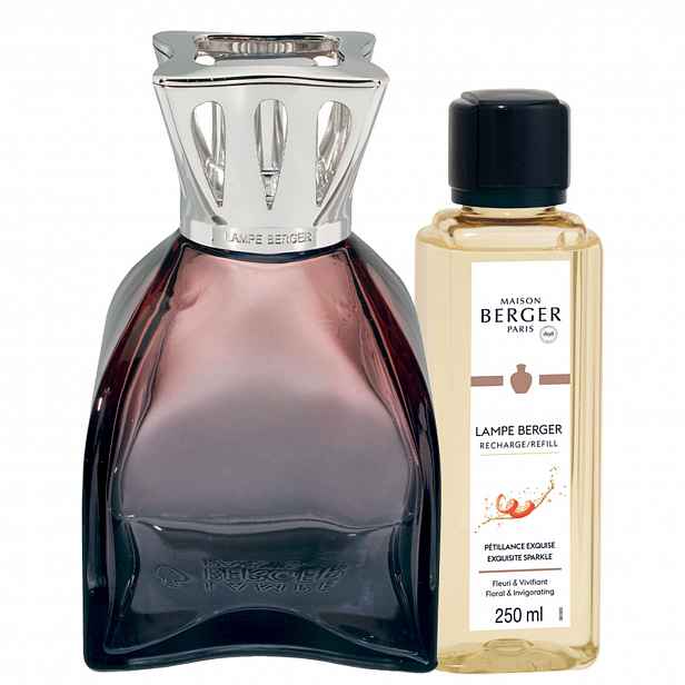Maison Berger Paris Katalytická lampa Lilly, růžová + náplň Intenzivní třpyt, 250 ml 4799