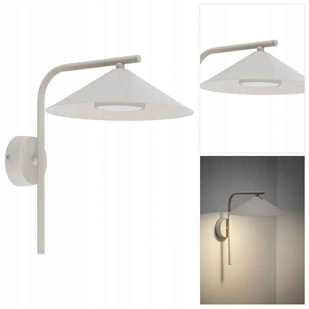 Béžové nástěnné svítidlo Lume je moderní s charakterem nad zrcadlem Tk Lighting