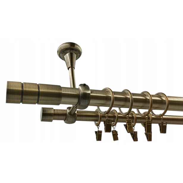 Garnýž 25+19 mm Zlato Antik 300 Válec