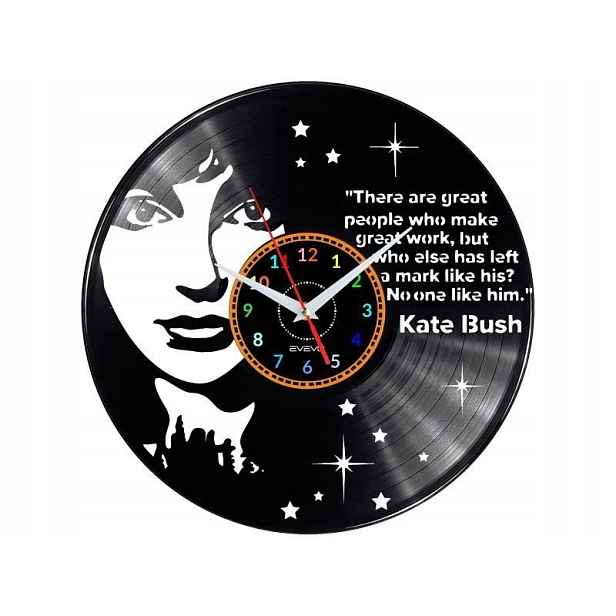 Kate Bush Dárek Originální dekorace do domu Hodiny z vinylové desky