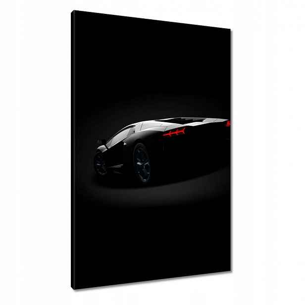 Obrazy 60x90 Černá fura Auto