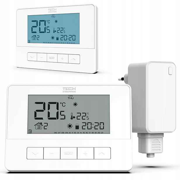 Regulátor Pokojový Termostat Bezdrátový Týdenní Regulátor Tech T-4.2