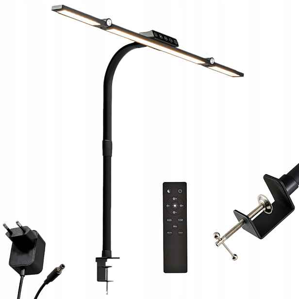 Led Kreslicí Lampa Na Stůl Bezstínová Stolní Lampa Pro Pracovní Desku X Dálkový Ovladač