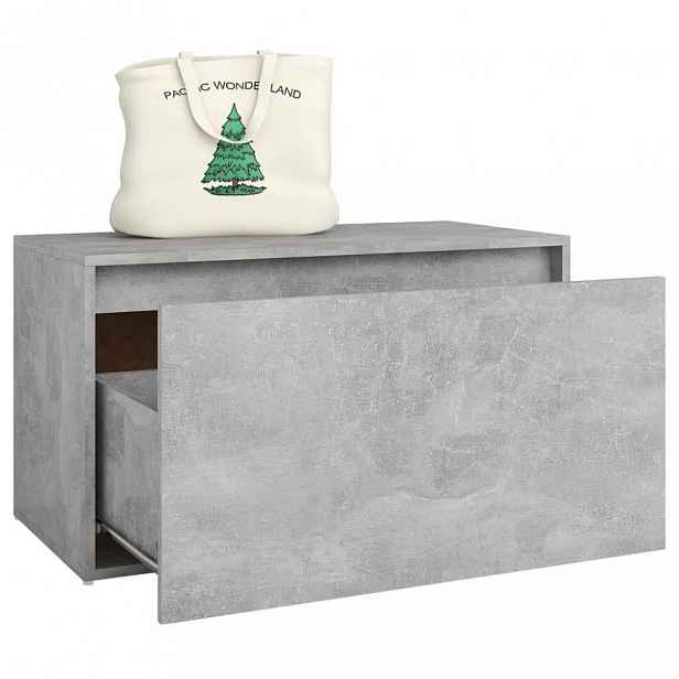 Lavice s úložným prostorem Beton