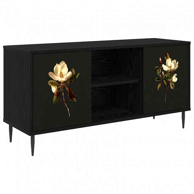 vidaXL Televizní skříň BREMEN 102 x 33 x 51 cm Černý dub