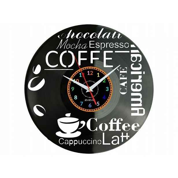 Barista Káva Káva Nápad na Dárek Nástěnná Dekorace z vinylové desky
