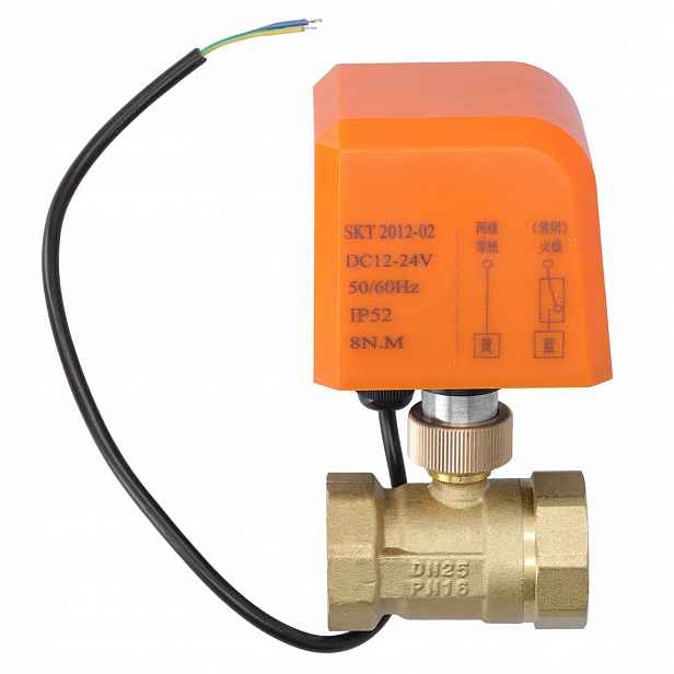 Elektroventil Kulový Kohout 1" palec DN25 Pohon Vody DC12/24V No