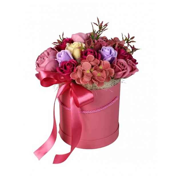 Flower Box Mýdlové Květiny Dárek K Narozeninám Osmnáctka Jmenný Dárek