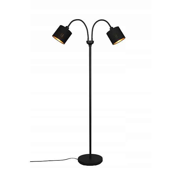 Rl podlahová stojací lampa ikeris černo-zlatá 1xE14 40W
