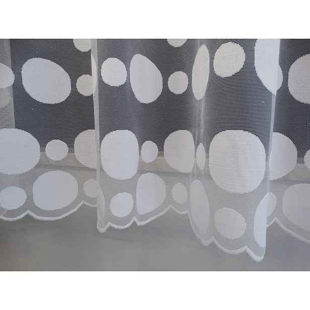 Mg Záclona žakár 357041 Bílá 300x250 cm hotová obšitá Bt M
