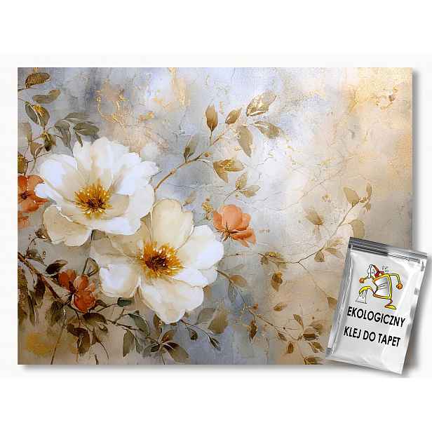 Fototapeta Flizelina Příroda Bílé Květy Glamour 208x146 130g