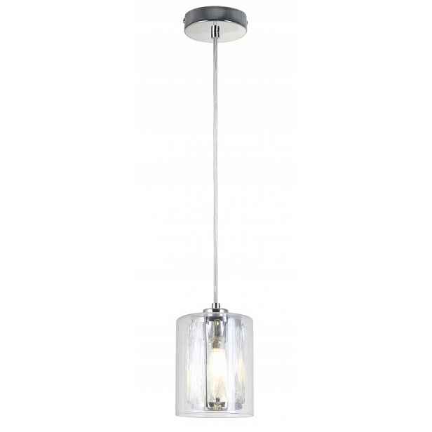 Závěsná lampa s průhledným stínidlem a funkcí nastavení výšky Tesh