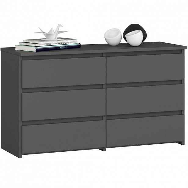 RAUMHIRSCH FURNITURE KOMODA grafitově šedá 57/100/35