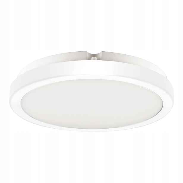 Stropní Svítidlo bílý kulatý 28 cm, malý, koupelnový, Eko-Light