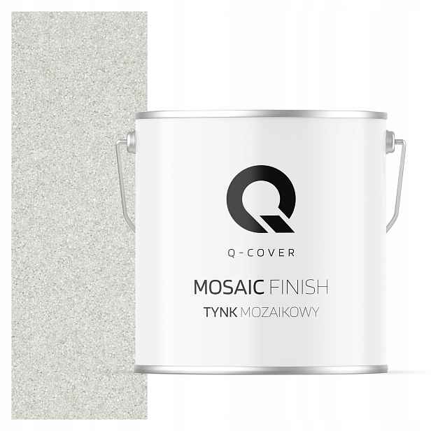 Mozaiková Omítka Mozaika 7 Kg Bílá M01 Ozdobná Pryskyřičná Fasáda Premium