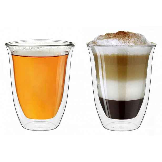 Lux Značkové 2x Sklenice Dvojitá Termostěna Nafukovací Sklo 250 ml Cr