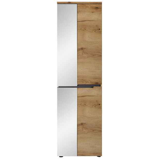 Xora SKŘÍŇ NA ODĚV, barvy grafitu, barvy dubu, 55/192/38 cm