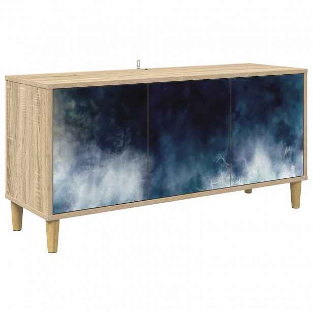 vidaXL Televizní skříň RAALTE 102 x 33 x 50 cm Sonoma Kompozitní dřevo