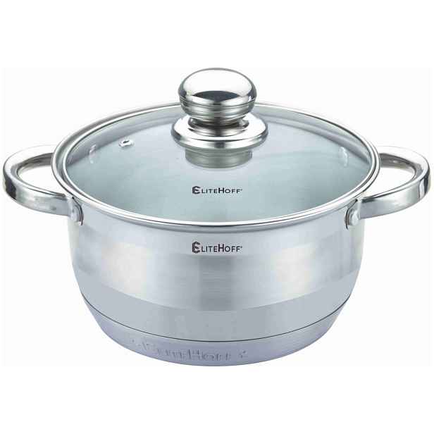 Elitehoff ocelový Hrnec 8,2 l/26 cm plynová indukce