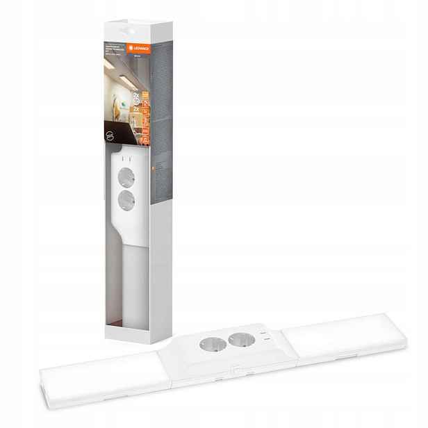 Podskříňková Led lampa Lišta Snímač pohybu Bezrámečková 10W 500lm 3000K Usb