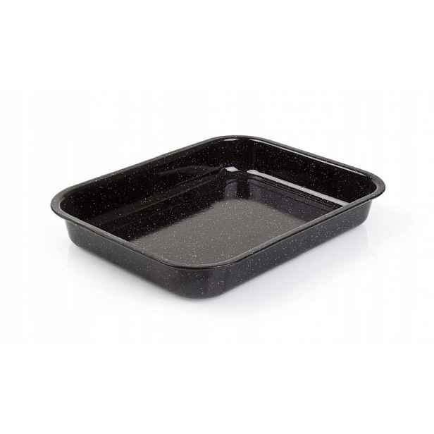 Smaltovaný plech 38 Cm zapékací mísa na pečení masa a zapékaných hranolků