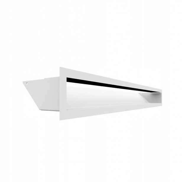 Ventilační Krbová Mřížka Luft pro krb Sf 90x800 bílá 9x80 kovová