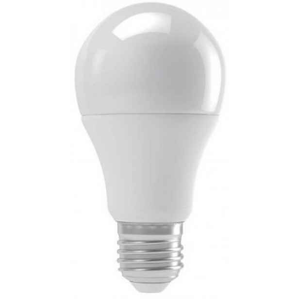 LED žárovka Emos ZQ5130, E27, 8W, kulatá, čirá, teplá bílá