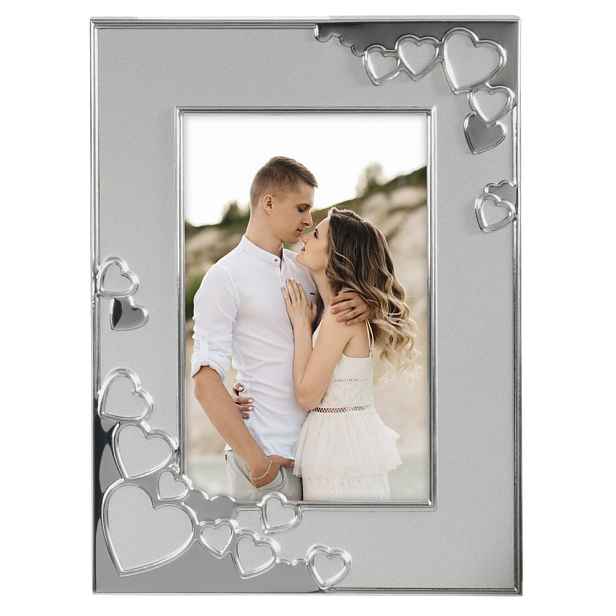 Hama portrétový rámeček VALENTINE, 10x15 cm, stříbrná