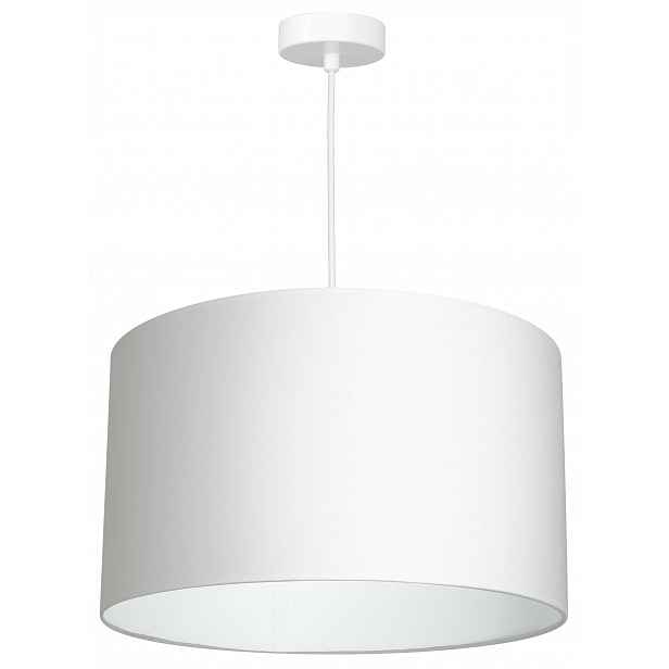 Moderní závěsná stropní lampa Arden Bílá Abažur 1xE27 40 cm do ložnice