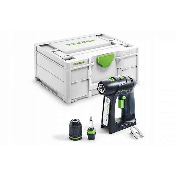 Akumulátorový Aku Šroubovák Festool C 18 Li 5.2 Basic 576434