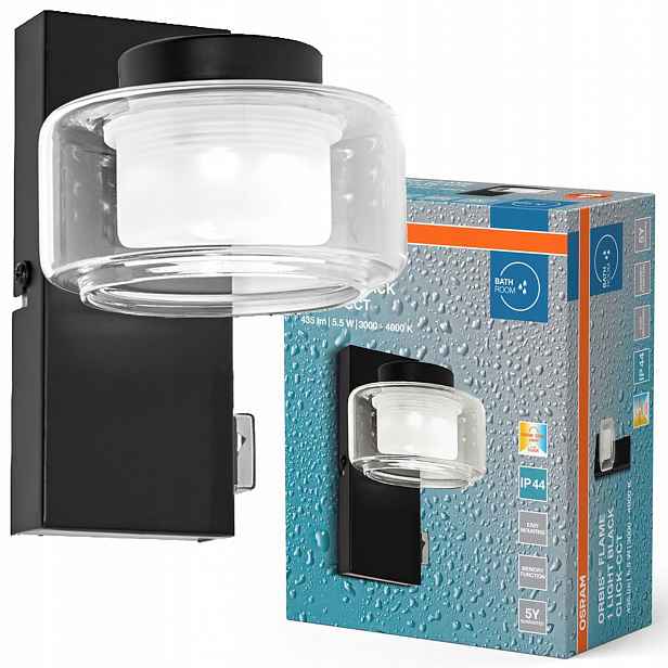 Koupelnové Led nástěnné svítidlo Bodová lampa 5.5W Cct 350lm IP44 Osram