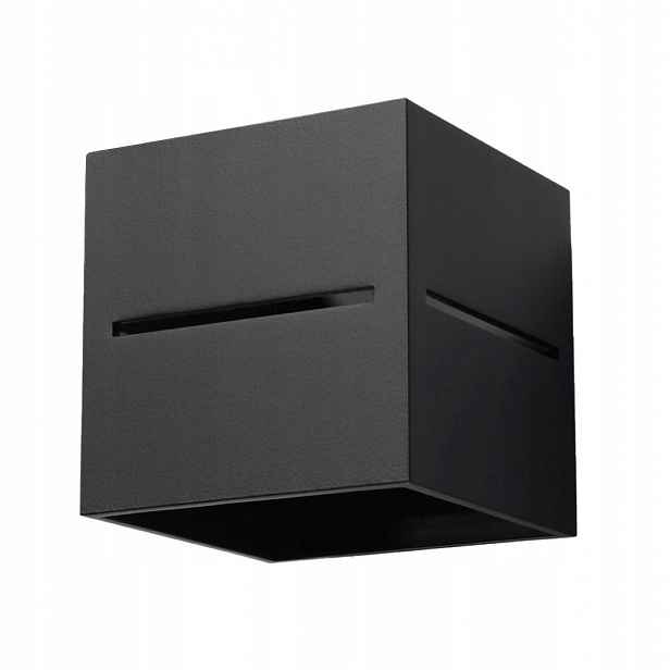 Sollux Lighting Nástěnné svítidlo Lobo černé SL.0204