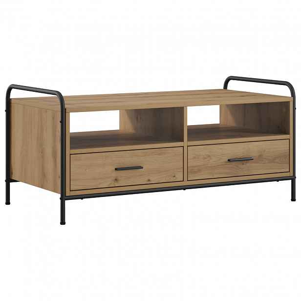 vidaXL Konferenční stolek Dub artisan 99,5 x 49 x 46 cm