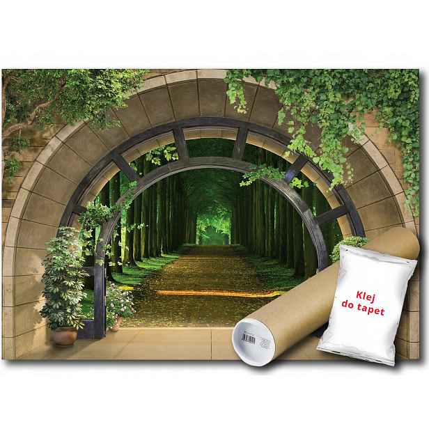 Vinylová Fototapeta Park Aleja 3D Pohled 152x104