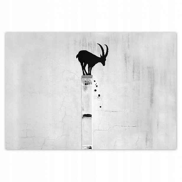 Fototapety 152x104 Kozica Banksy Gazela horská Bez soukromí Mural