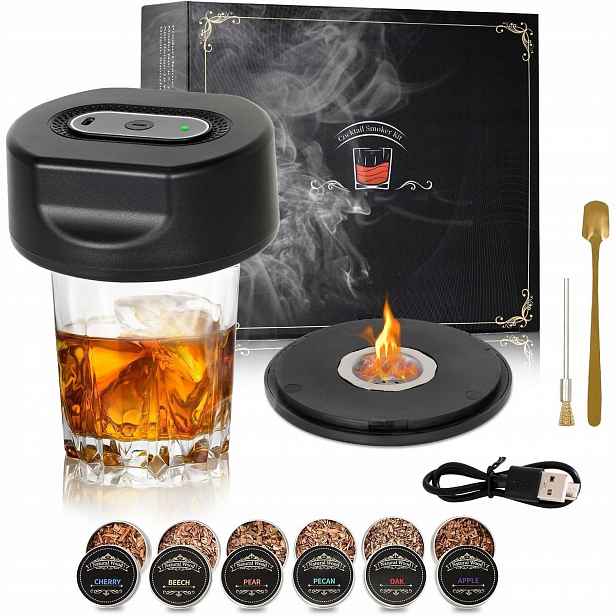Sada Na Uzení Whisky Smoker V Bedně Je Ideálním Dárek Pro Muže